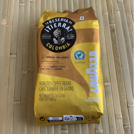 Кофе Lavazza Tierra Colombia Espresso в зернах оригинал 1 кг